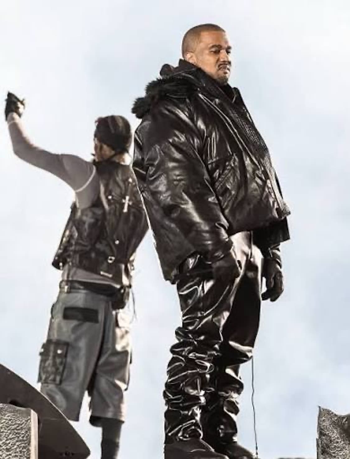 칸예웨스트 이지 PK-01맛 레더 패딩 L 상품이미지4