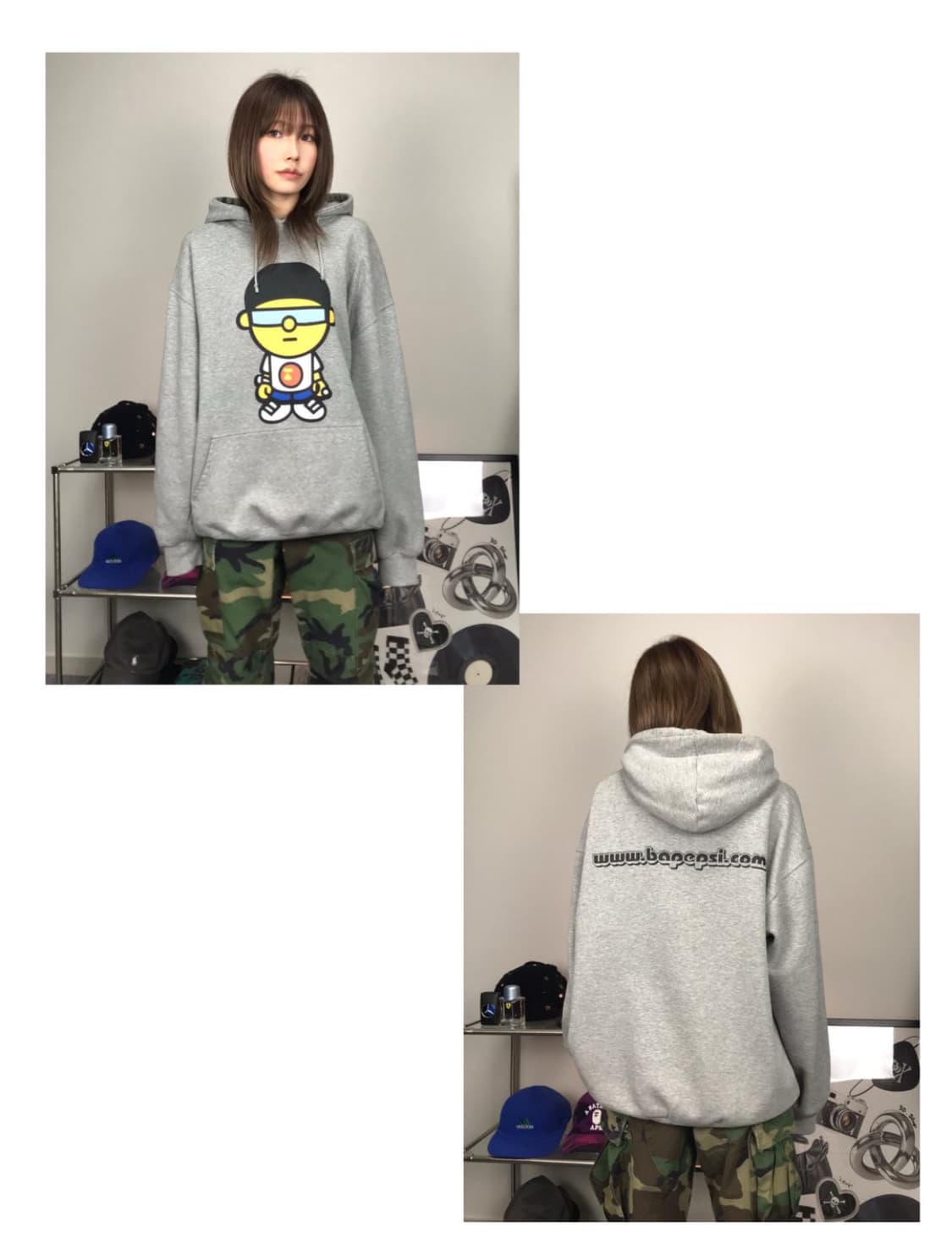 베이프 x 펩시 후드티 상품이미지2
