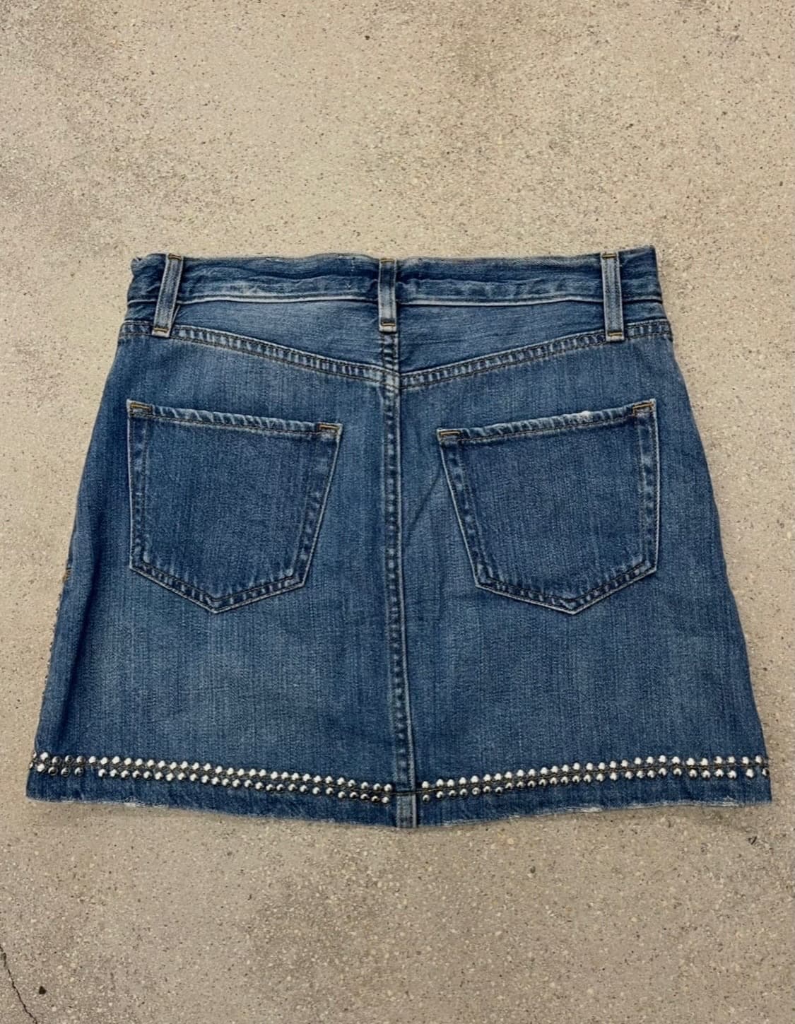 FRAME 스터드 데님 스커트 상품이미지4