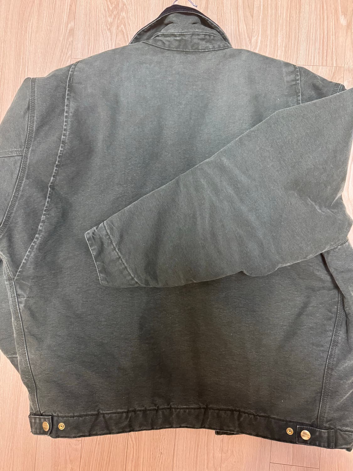 칼하트 Og 디트로이트 올리브 스톤 캔버스 XL 상품이미지2