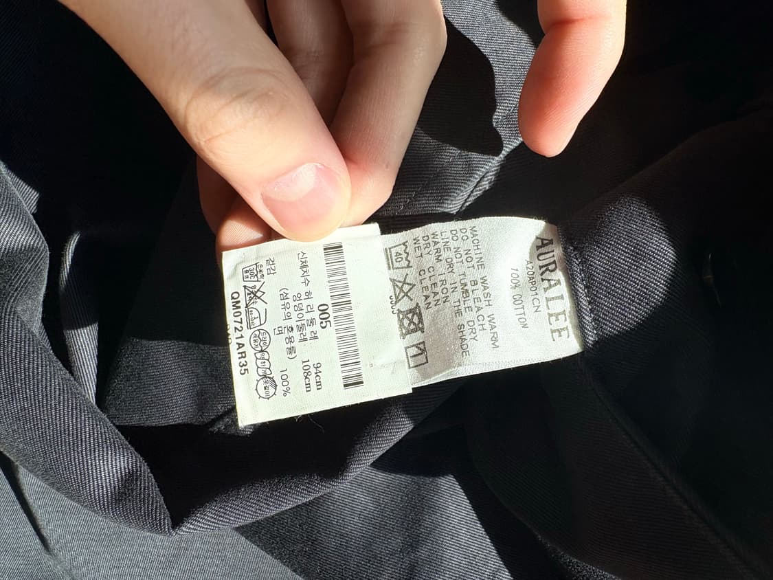 오라리 와이드 치노팬츠 5SIZe 상품이미지4