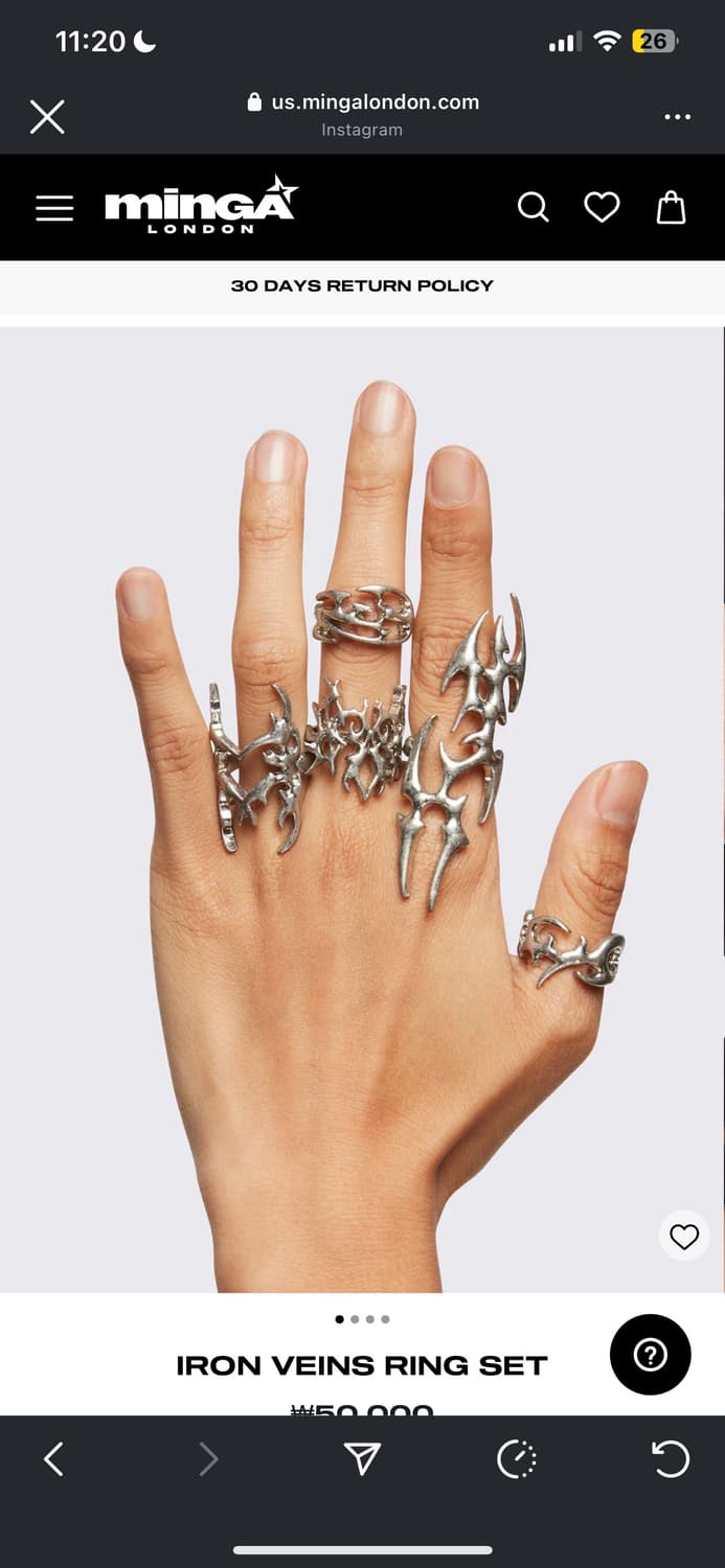 minga london ring set 상품이미지1