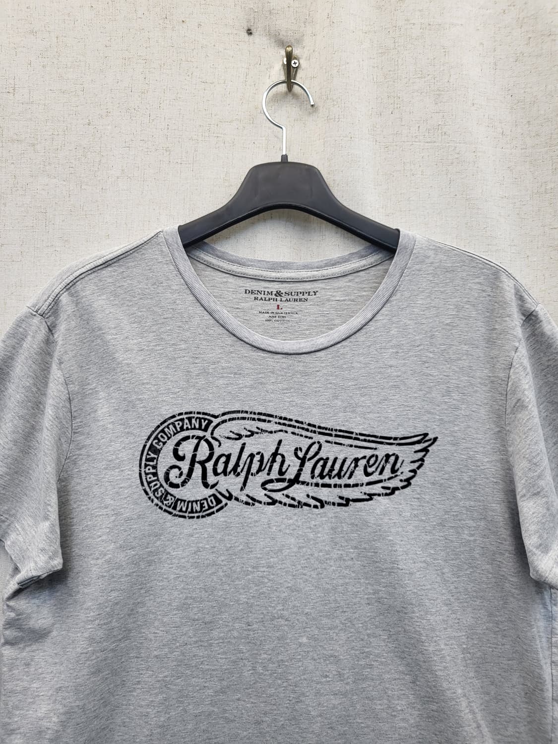 폴로 랄프로렌 회색 반팔 티셔츠 상품이미지3