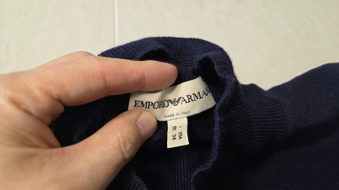 엠포리오 아르마니  터틀넥 니트  상품이미지4