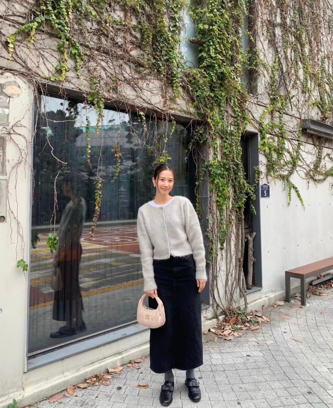 아모멘토 Amomento 뉴그랜마 가디건 아이보리 상품이미지5