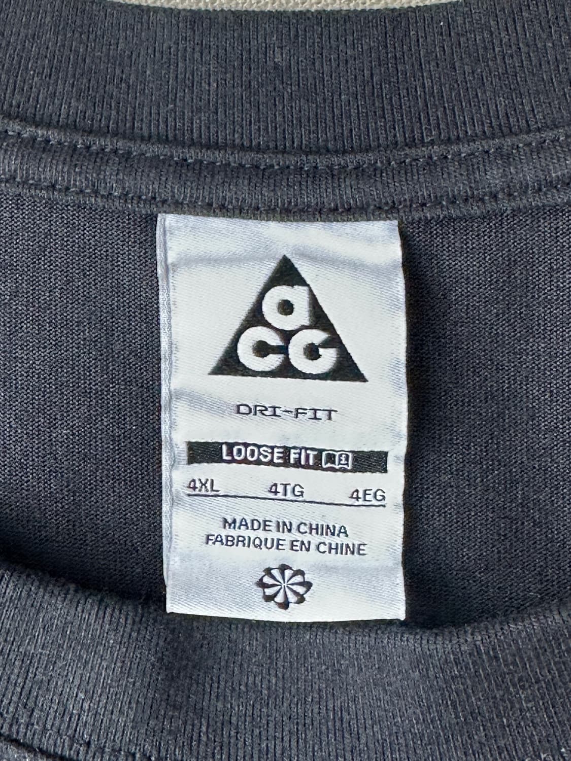 나이키 ACG 반팔 티셔츠 블랙 4XL 상품이미지6