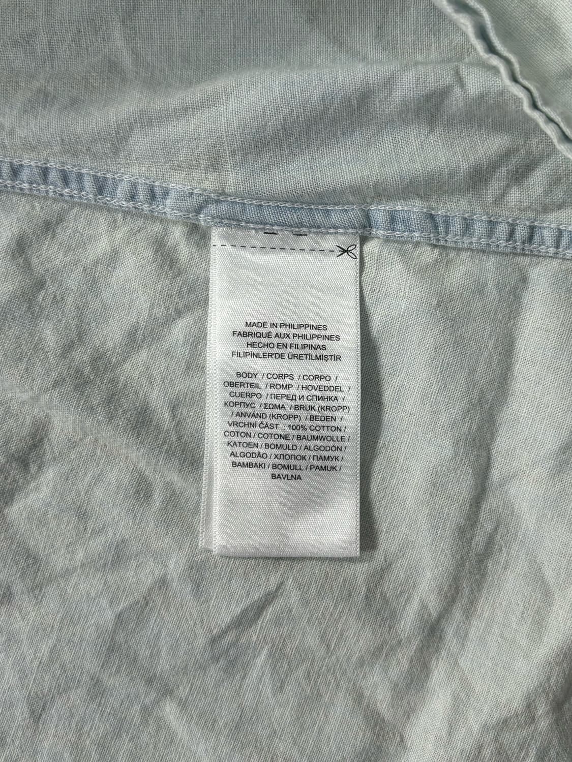 폴로 벨티드 데님 반팔 롱원피스 상품이미지9