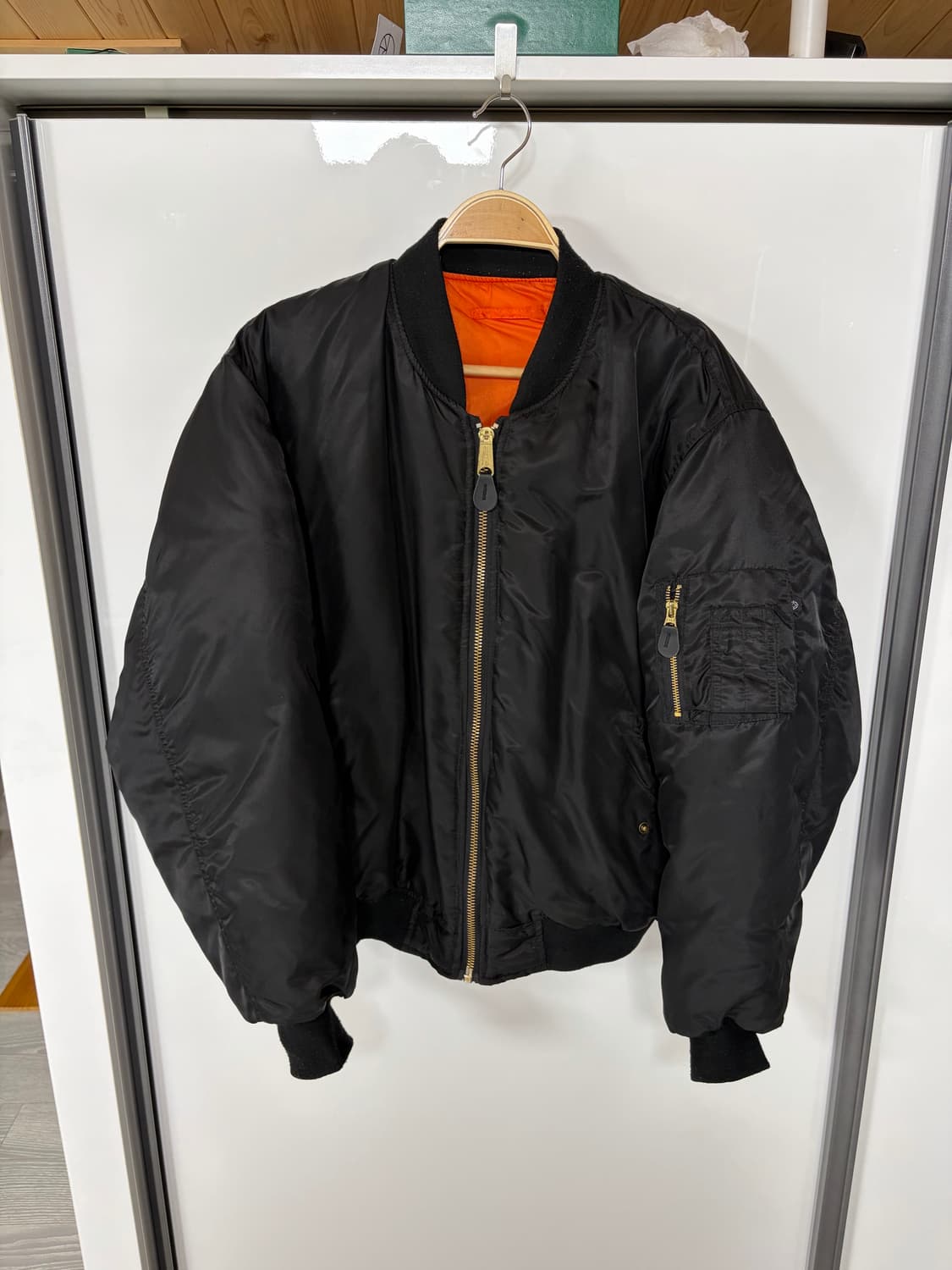 Fostex garments ma-1 블랙 L 상품이미지2