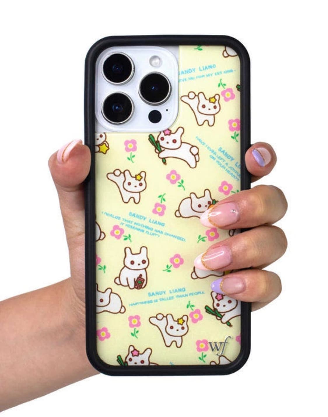 와일드플라워 샌디리앙 버니 기프트 랩 케이스 14프로 상품이미지1