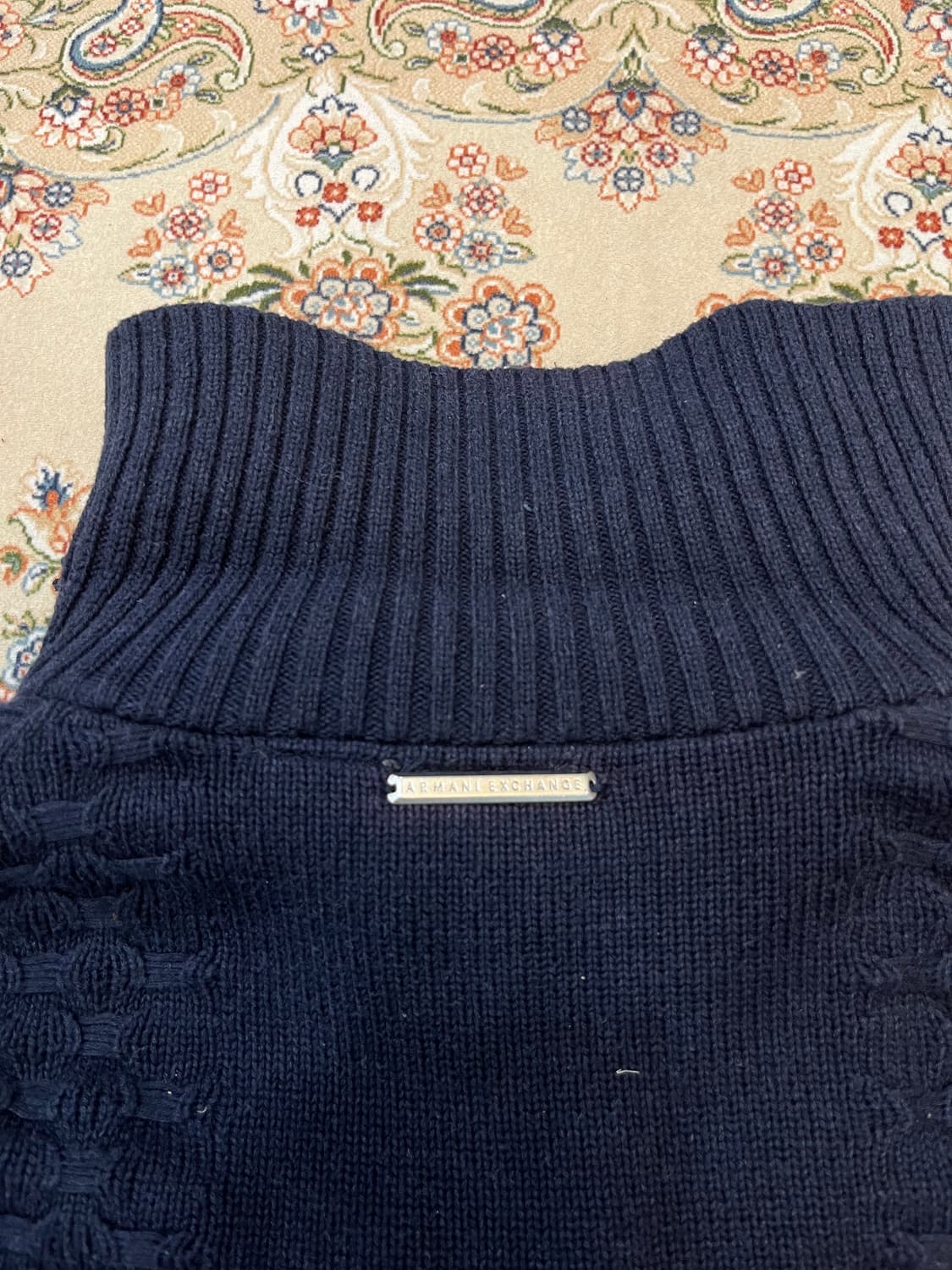 알마니 익스체인지 더블 지퍼 하이넥 니트 상품이미지7