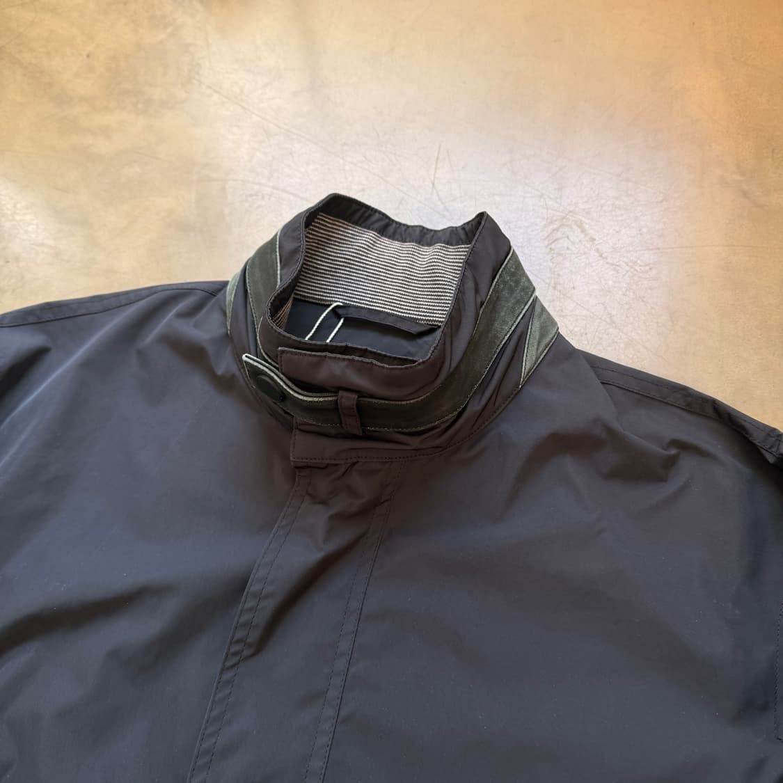 Z ZEGNA  레더 트리밍 나일론 자켓 상품이미지5