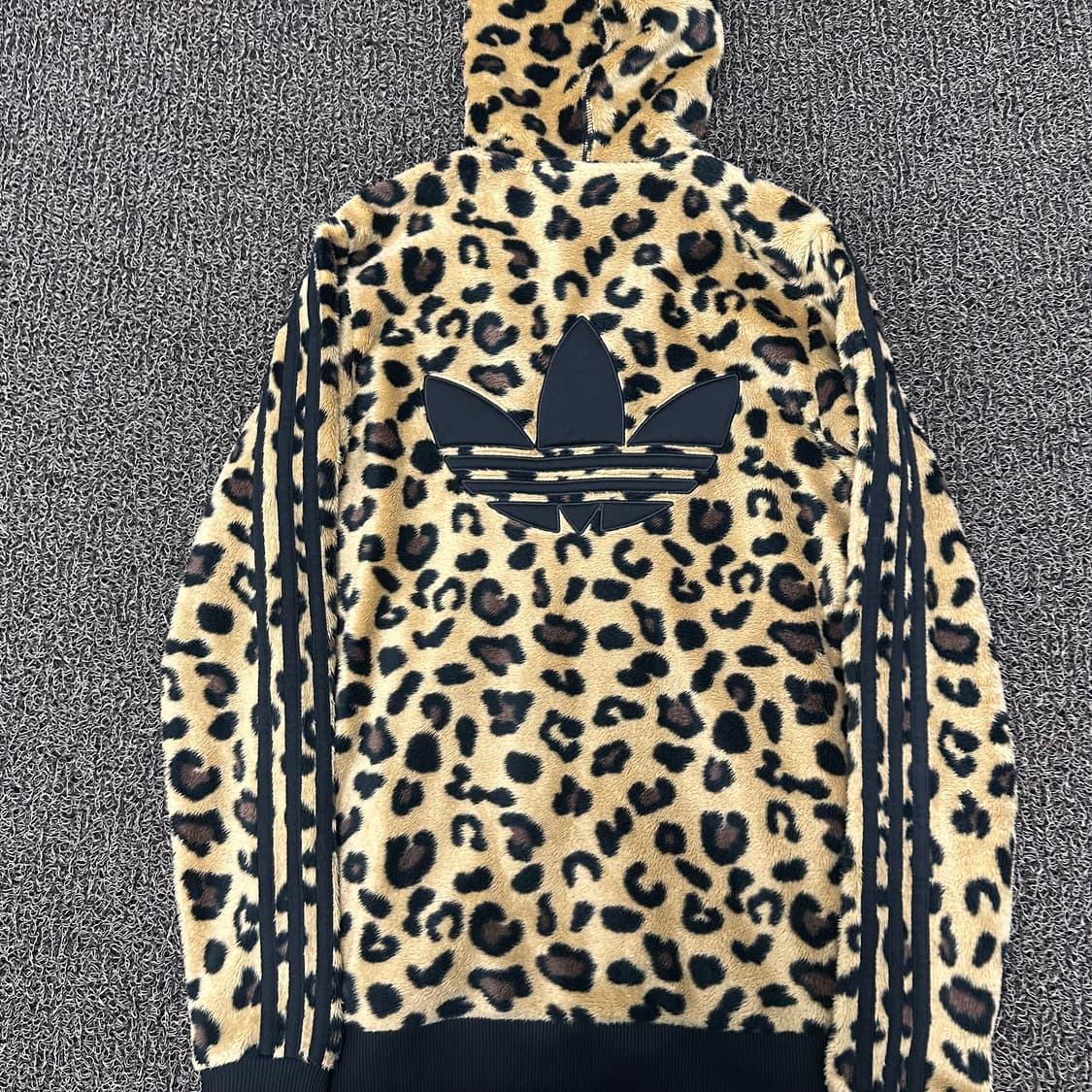 아디다스 파이어버드 레오파드 호피 후드 집업 85(XS) 상품이미지6