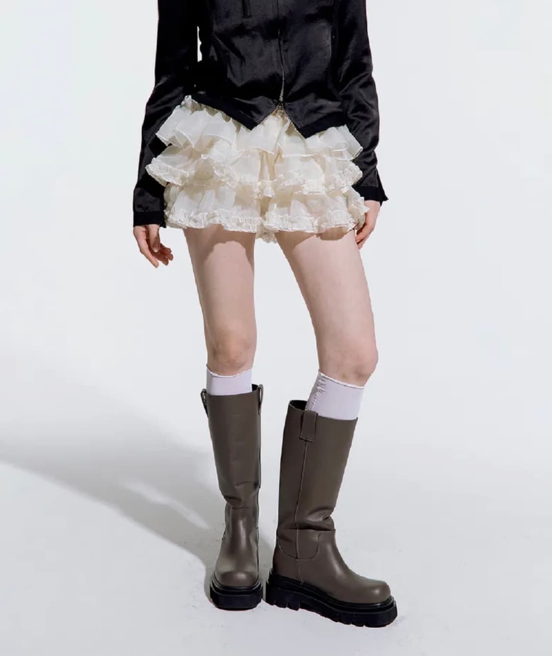 튜튜 팬츠 스커트 크림 상품이미지3