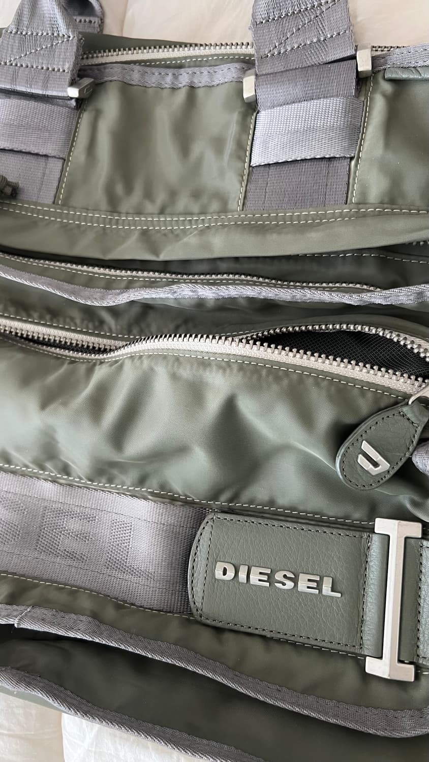 디젤(Diesel) 빈티지 아카이브 나일론 토트백 크로스백 상품이미지4