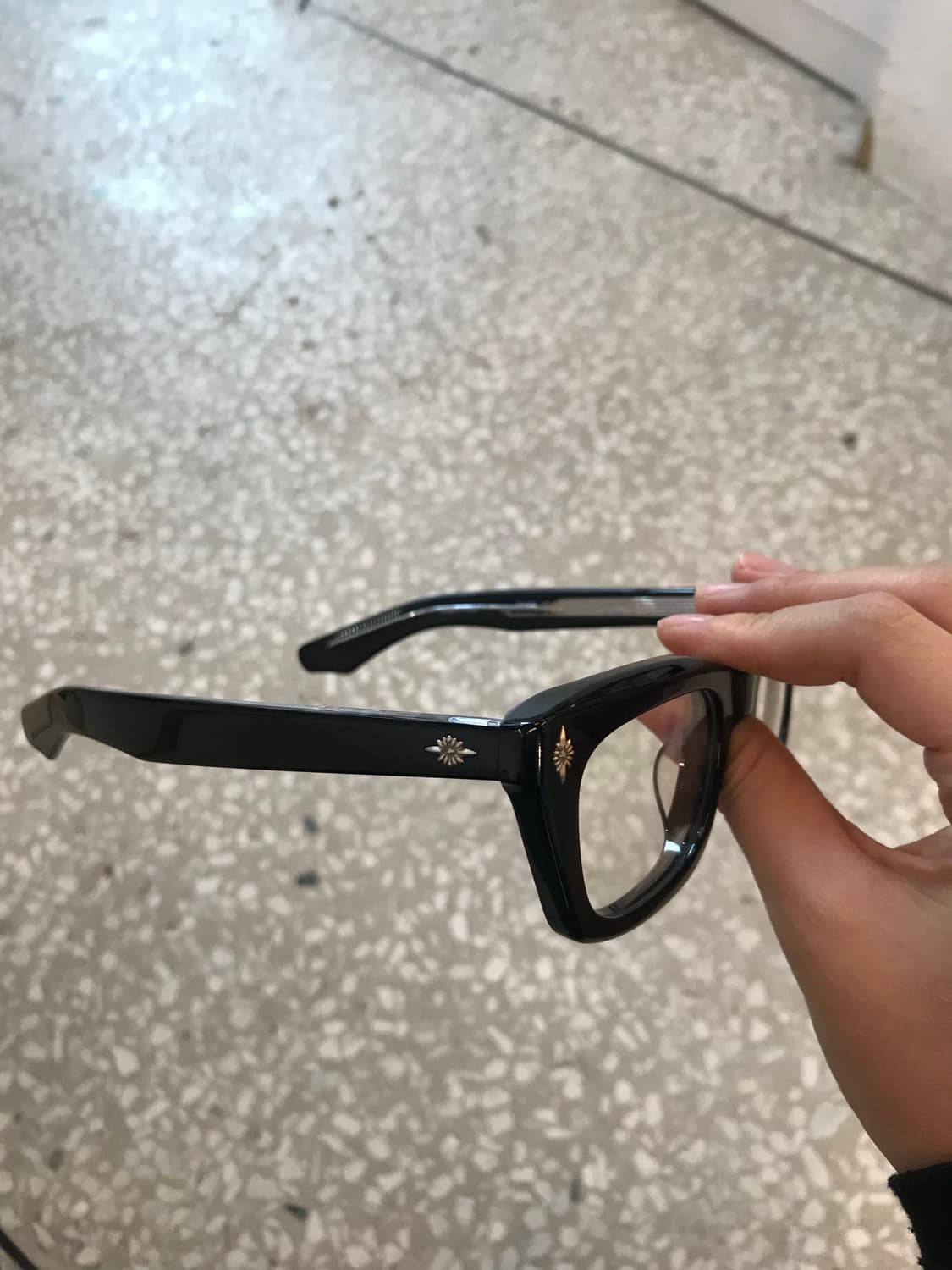 Pisalon Black Frame Glasses with Case 상품이미지5