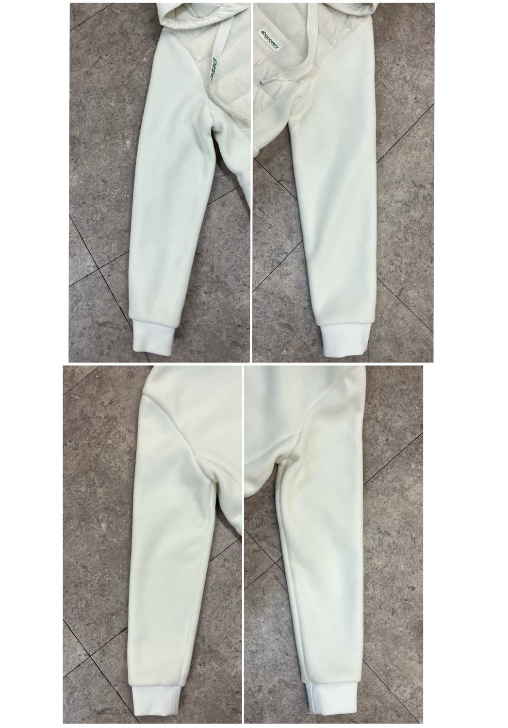 디스커버리 덕다운 플리스 후드 자켓 아이보리 90 #csz3317  상품이미지9