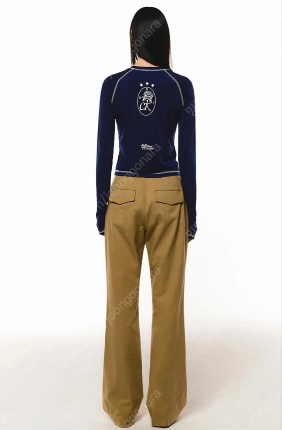 커렌트 current 스트레이트 코튼 팬츠 상품이미지4