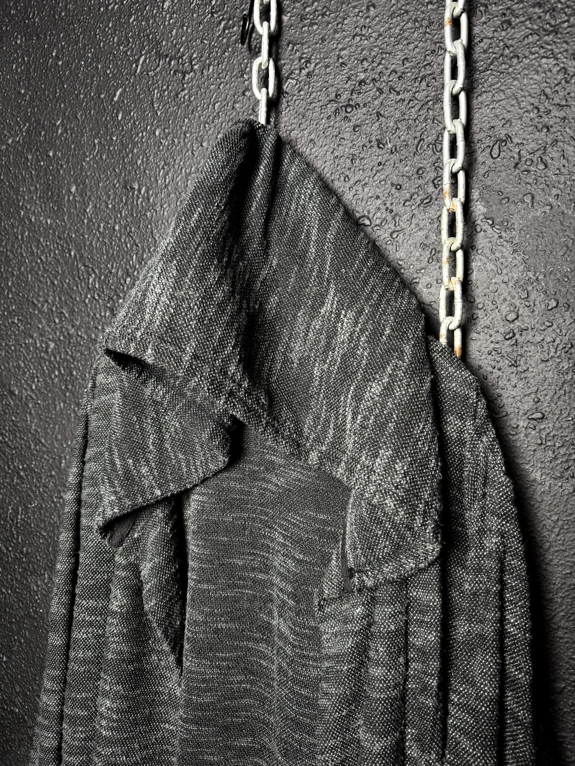 Dark green long draped hooded cardigan   상품이미지7