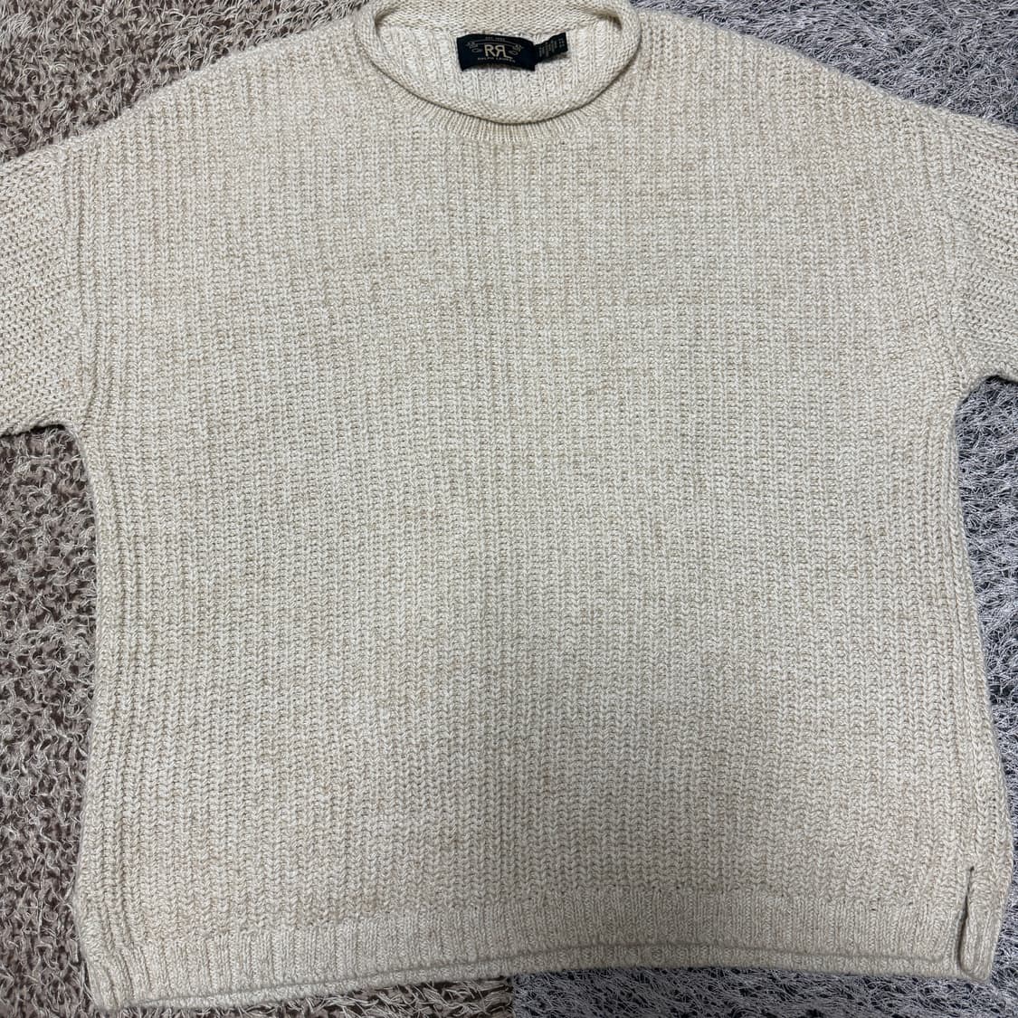 RRL 코튼 린넨 롤넥 스웨터 상품이미지2