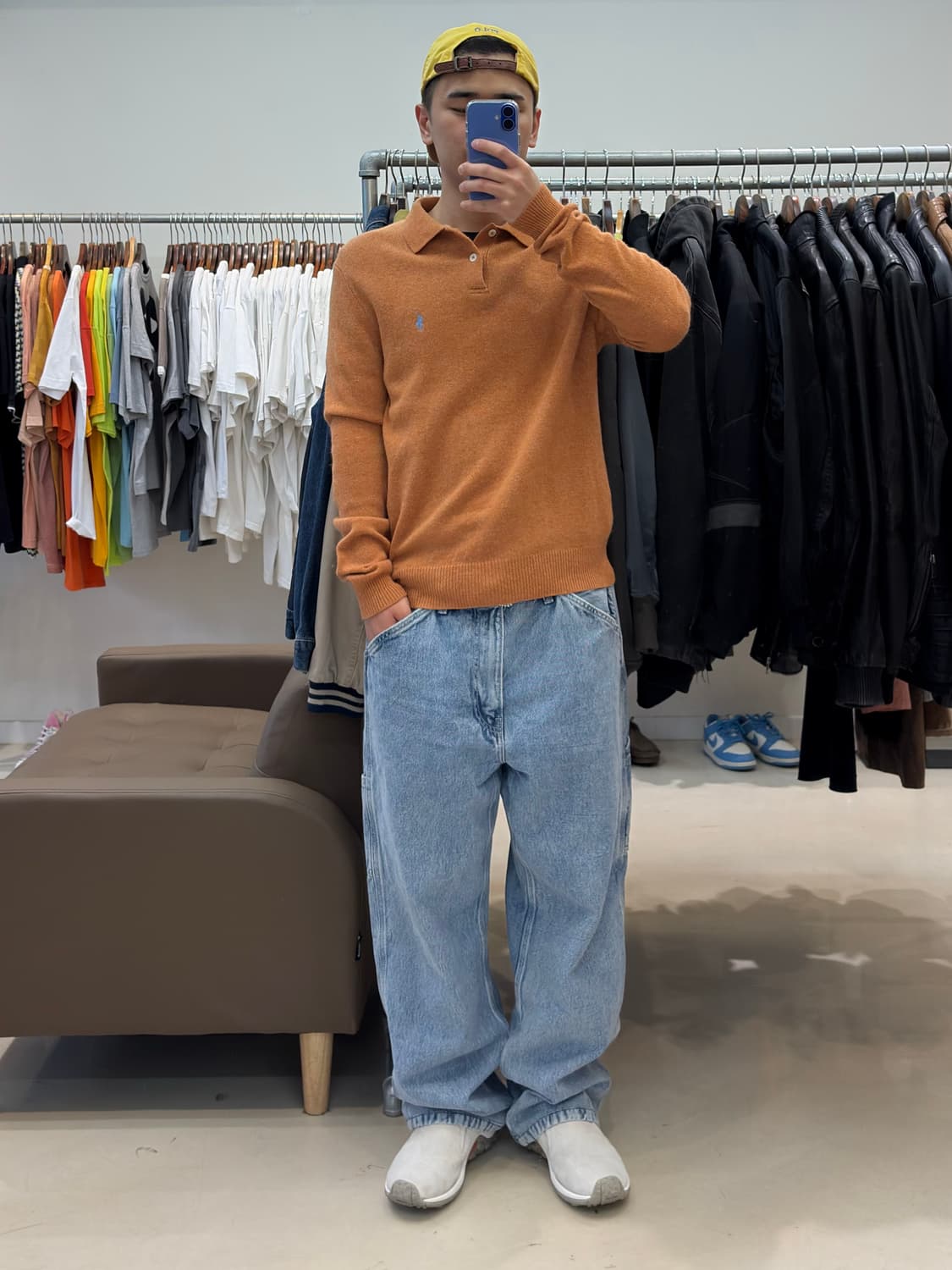 폴로 랄프로렌 램스울 카라넥 니트 상품이미지7
