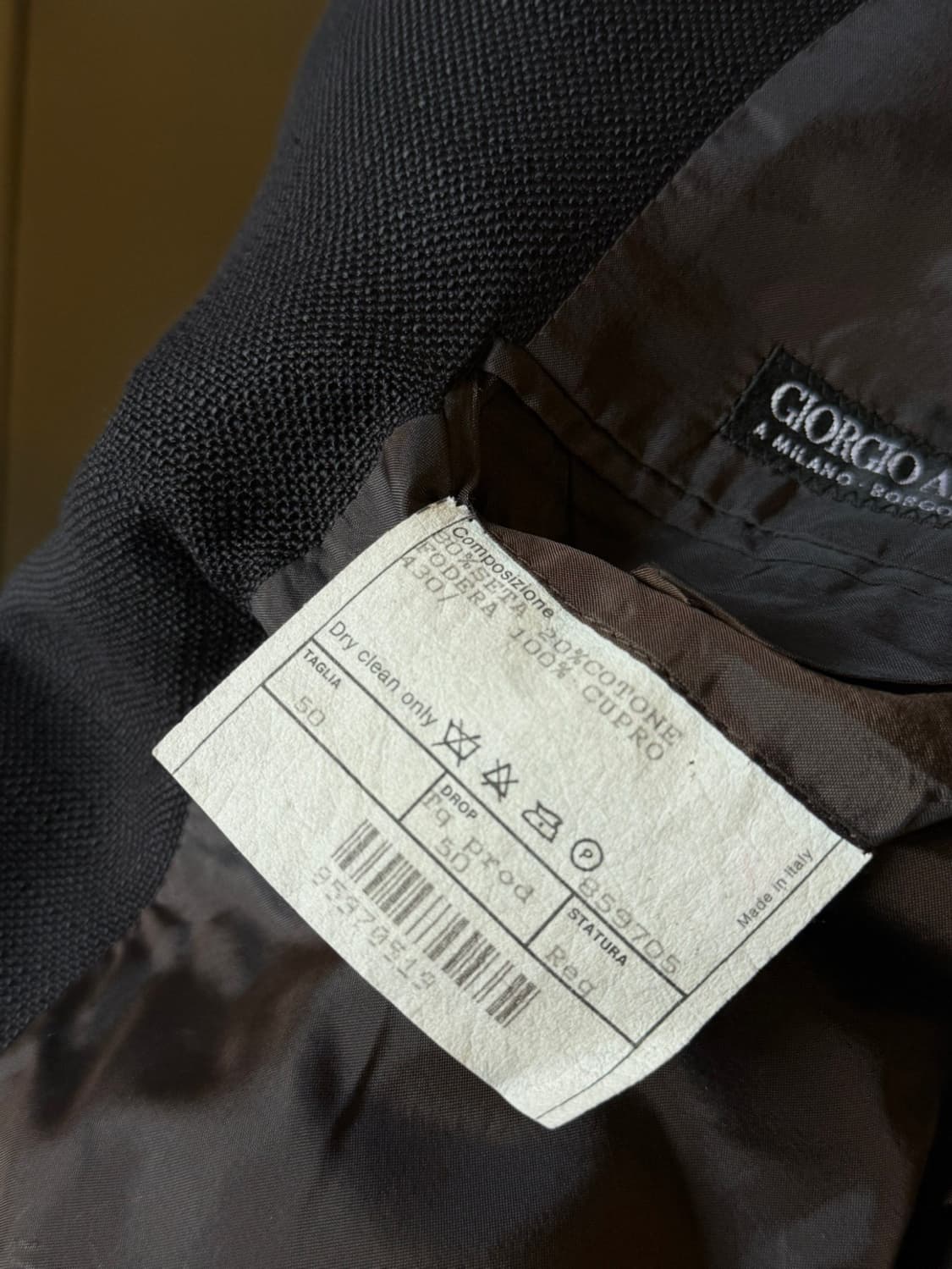 조르지오 아르마니 테일러드 자켓 100~103 상품이미지5