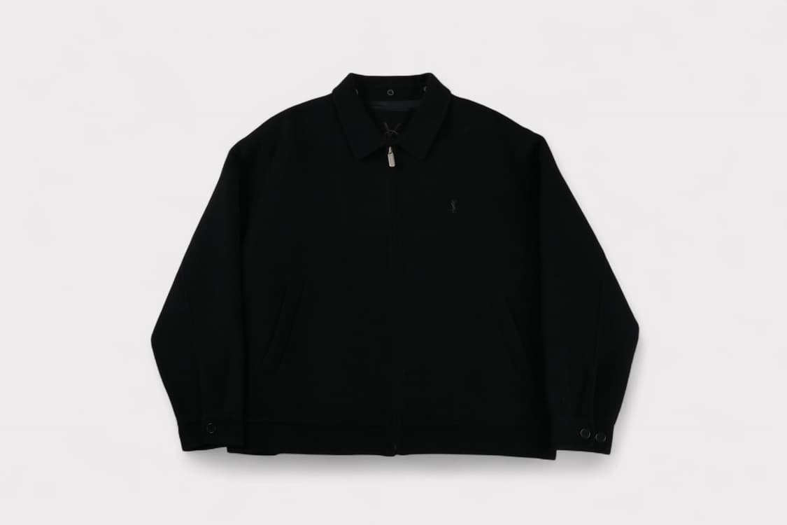 [XL] 90's 입생로랑 울 블루종 자켓 상품이미지1