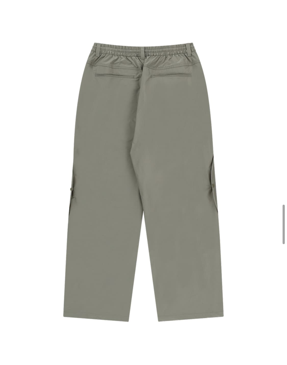 산산기어25ss 웨이브팬츠 그린그레이 1사이즈 상품이미지2