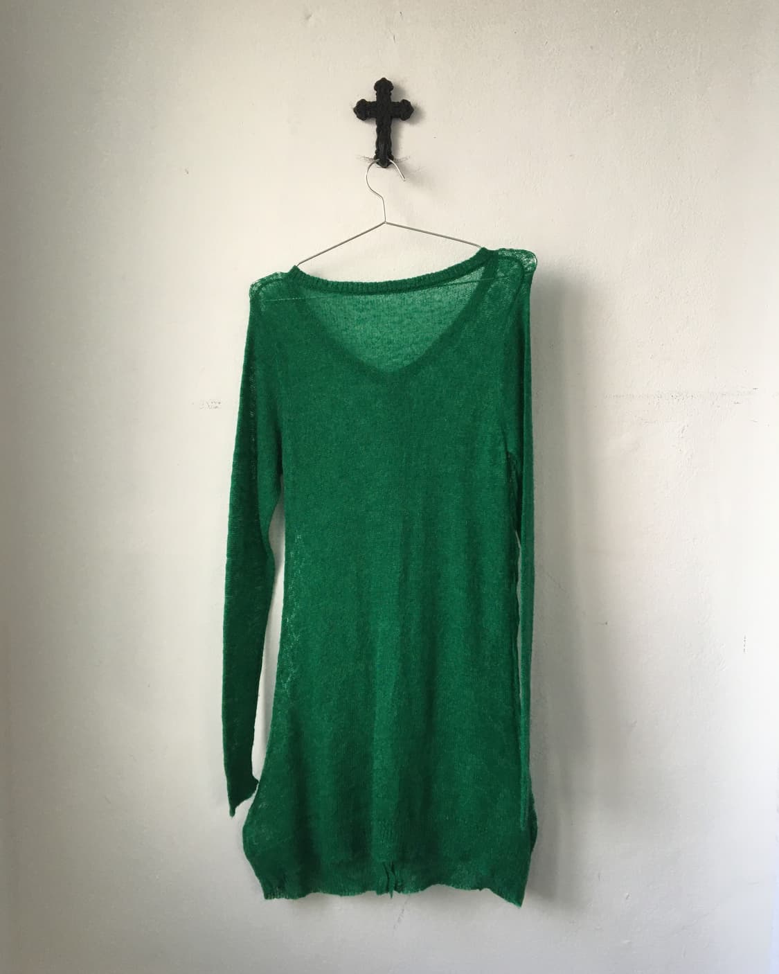 Punching point knit cardigan 상품이미지3