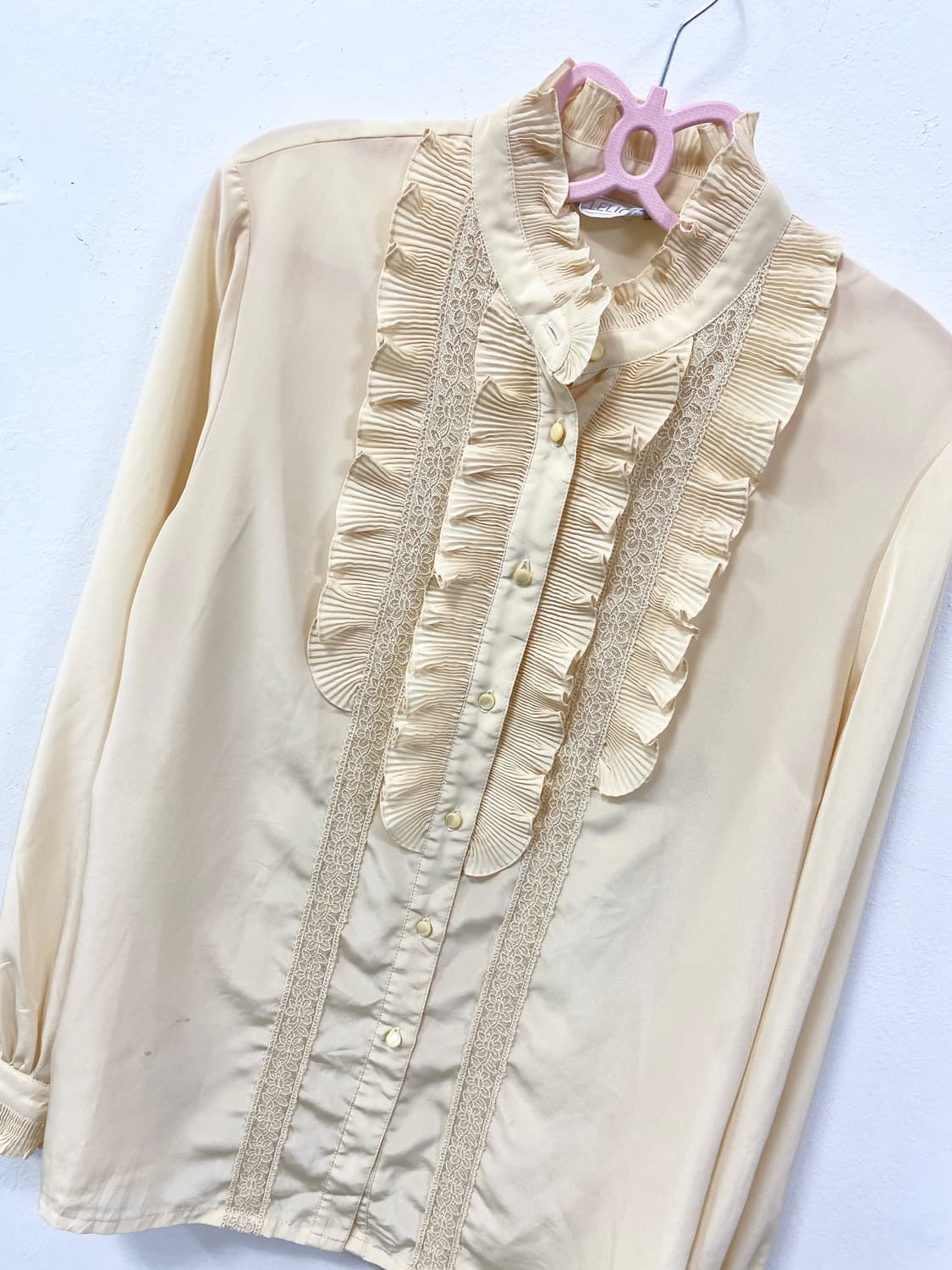 [LELIC] 로걀 공겜여주 레이스 코리락쿠마 블라우스 상품이미지8