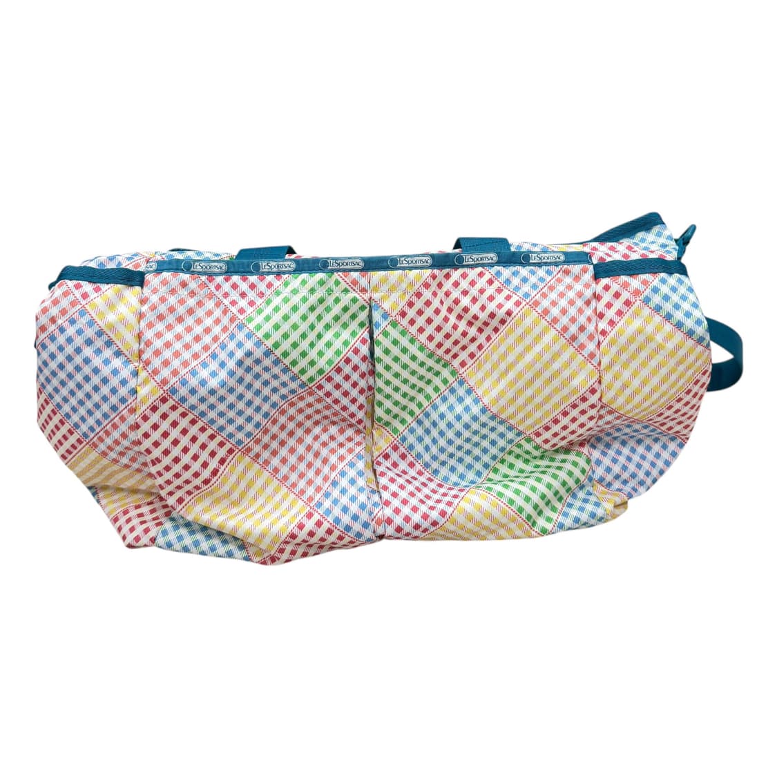 레스포삭 포켓 체크 나일론 크로스백 가방 상품이미지2