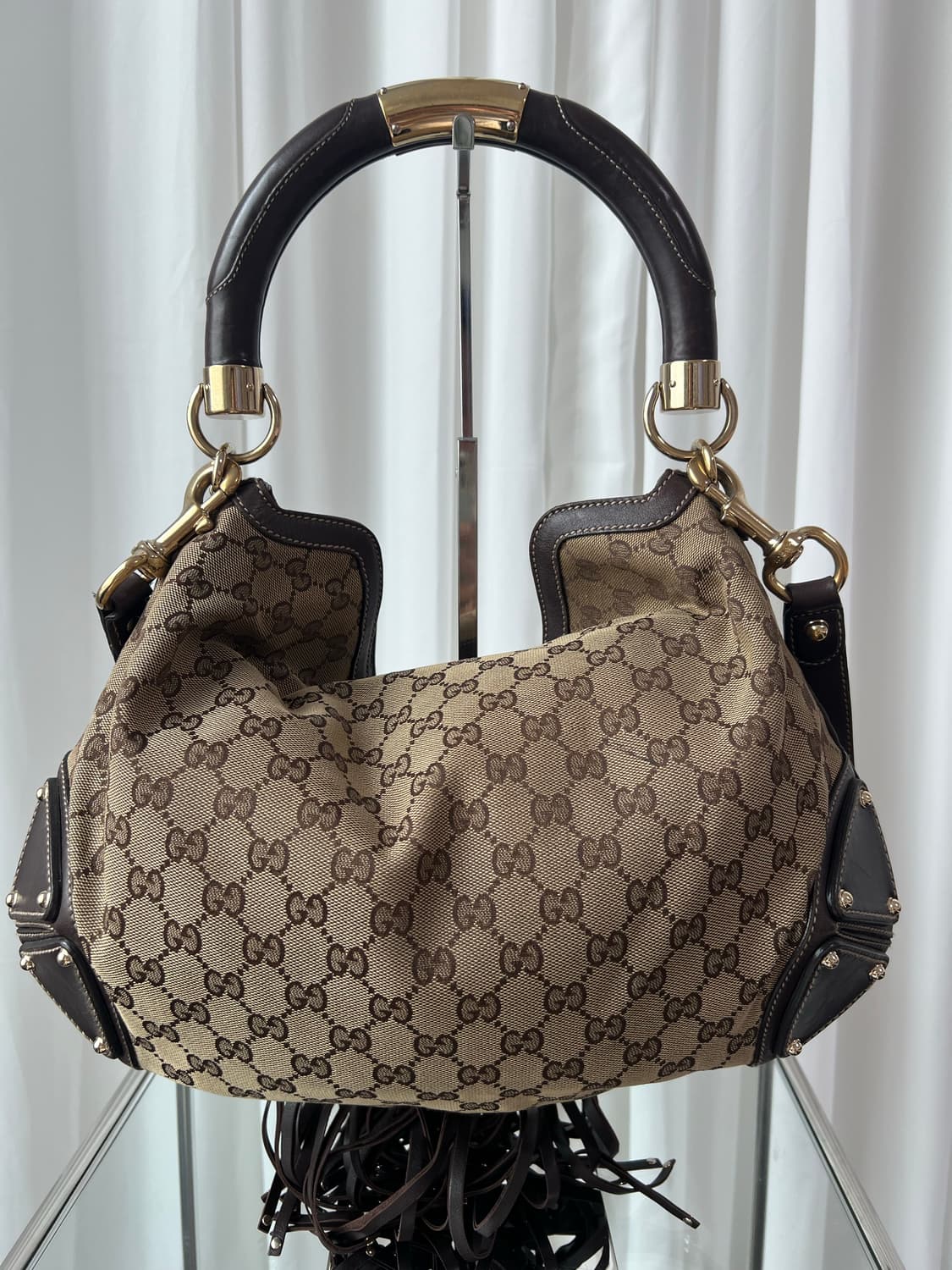 구찌 인디 뱀부 숄더백 상품이미지5