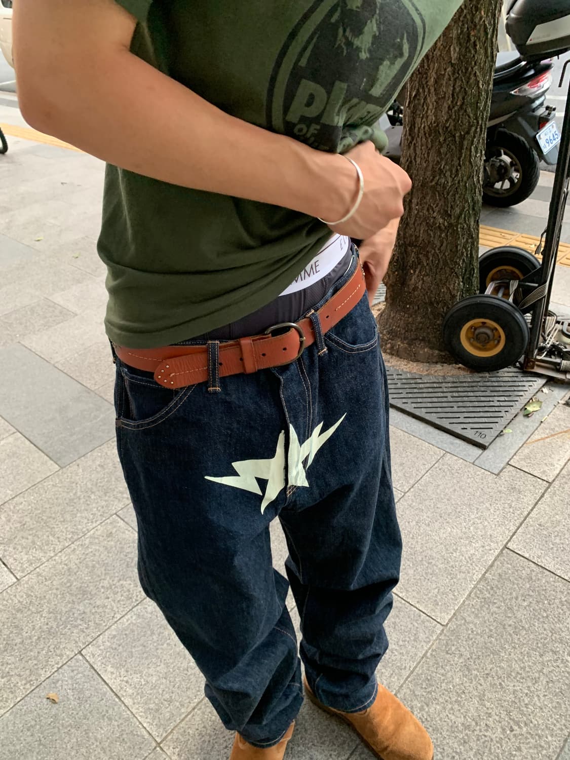 베이프 프론트 스타 데님 상품이미지2