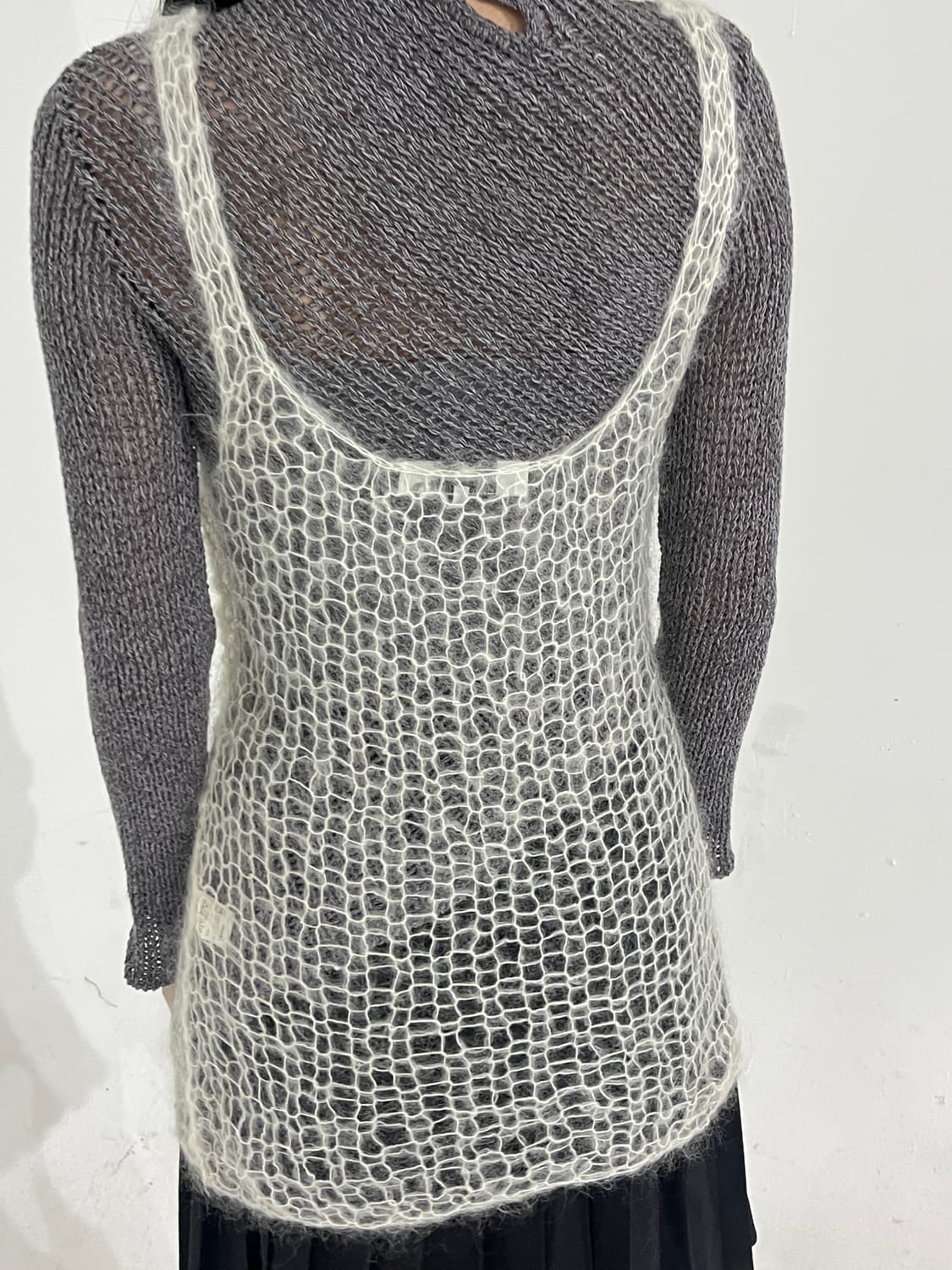 Mohair chroche knit top 상품이미지2