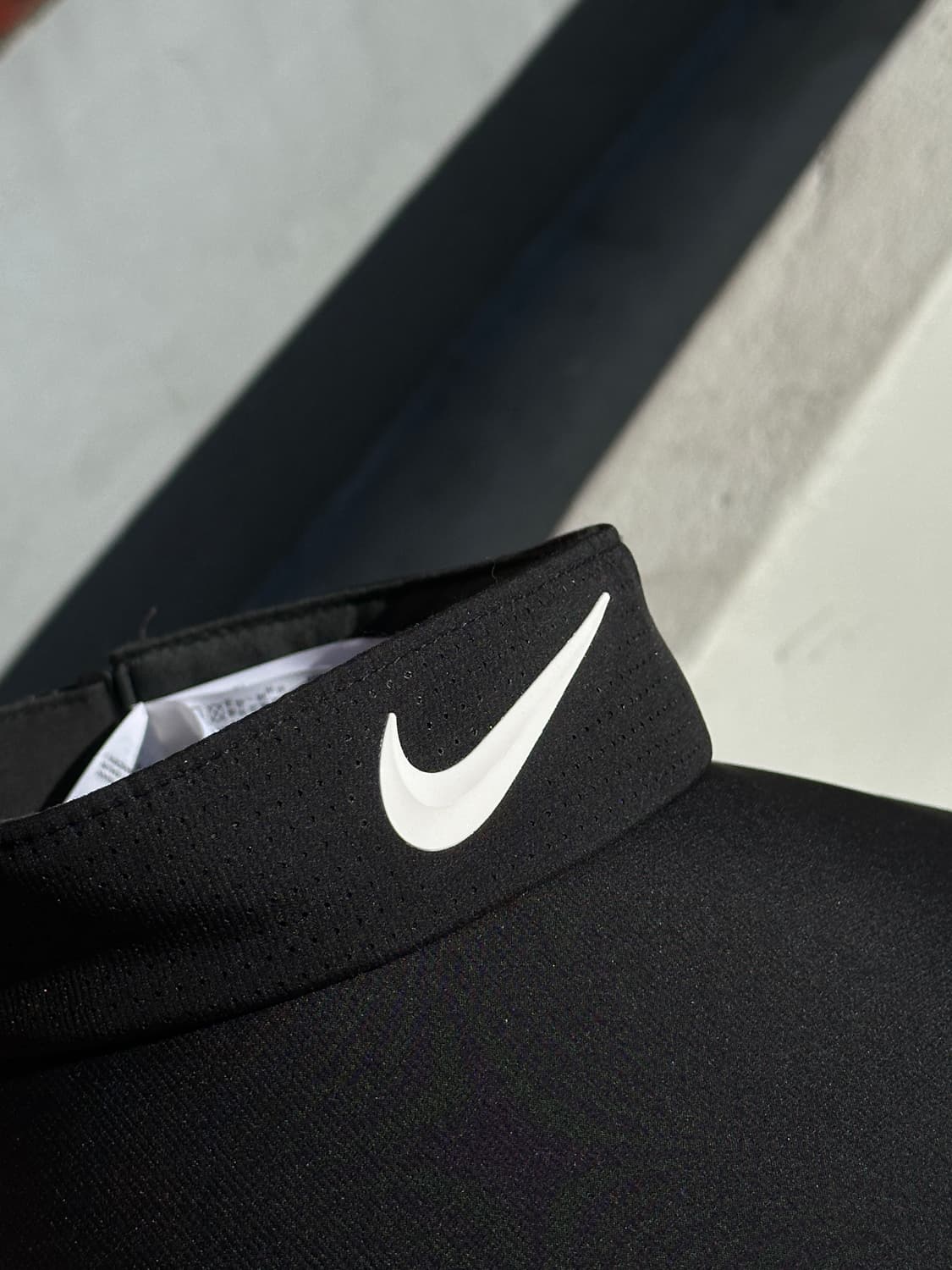 [F] 나이키 로고 블랙 와이드 썬캡 썬바이저 모자 상품이미지5