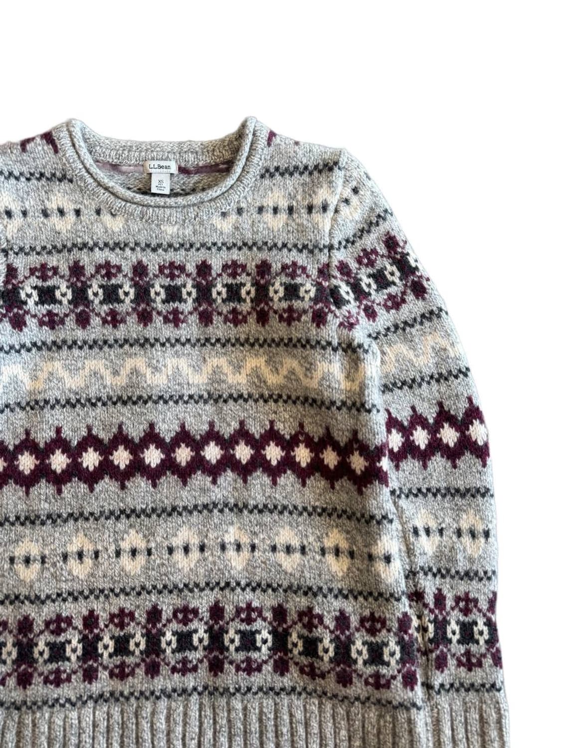 L.L.bean lambs wool roll neck sweater 상품이미지3