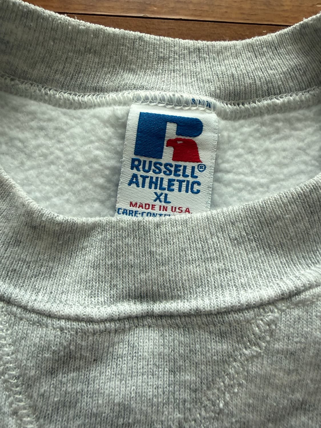 빈티지 러셀 라이트 그레이 스웻셔츠 상품이미지2