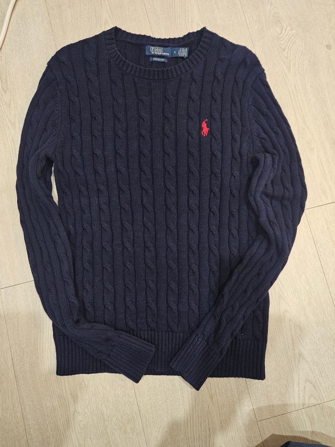 폴로랄프로렌 피마코튼 네이비니트s 상품이미지2