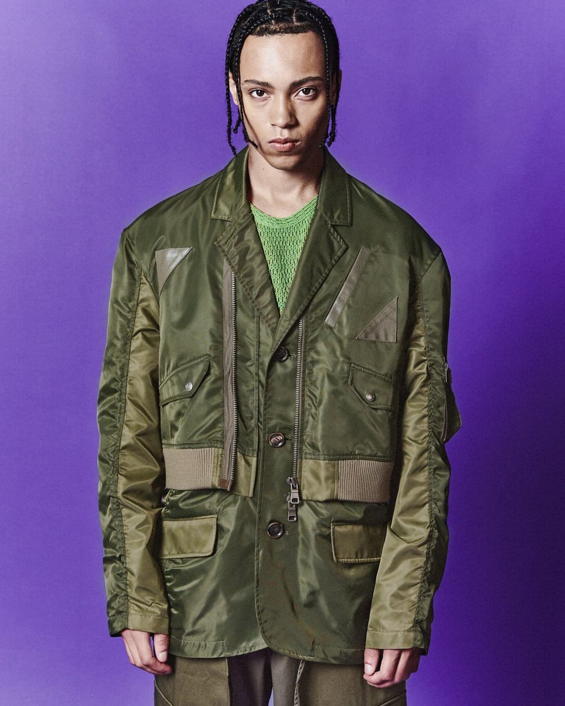 앤더스벨 플라이트 봄버 블레이저 상품이미지8