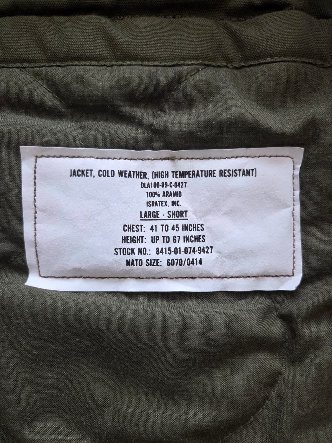 [데드스탁] 1989 CVC 탱커자켓 L-S 상품이미지5