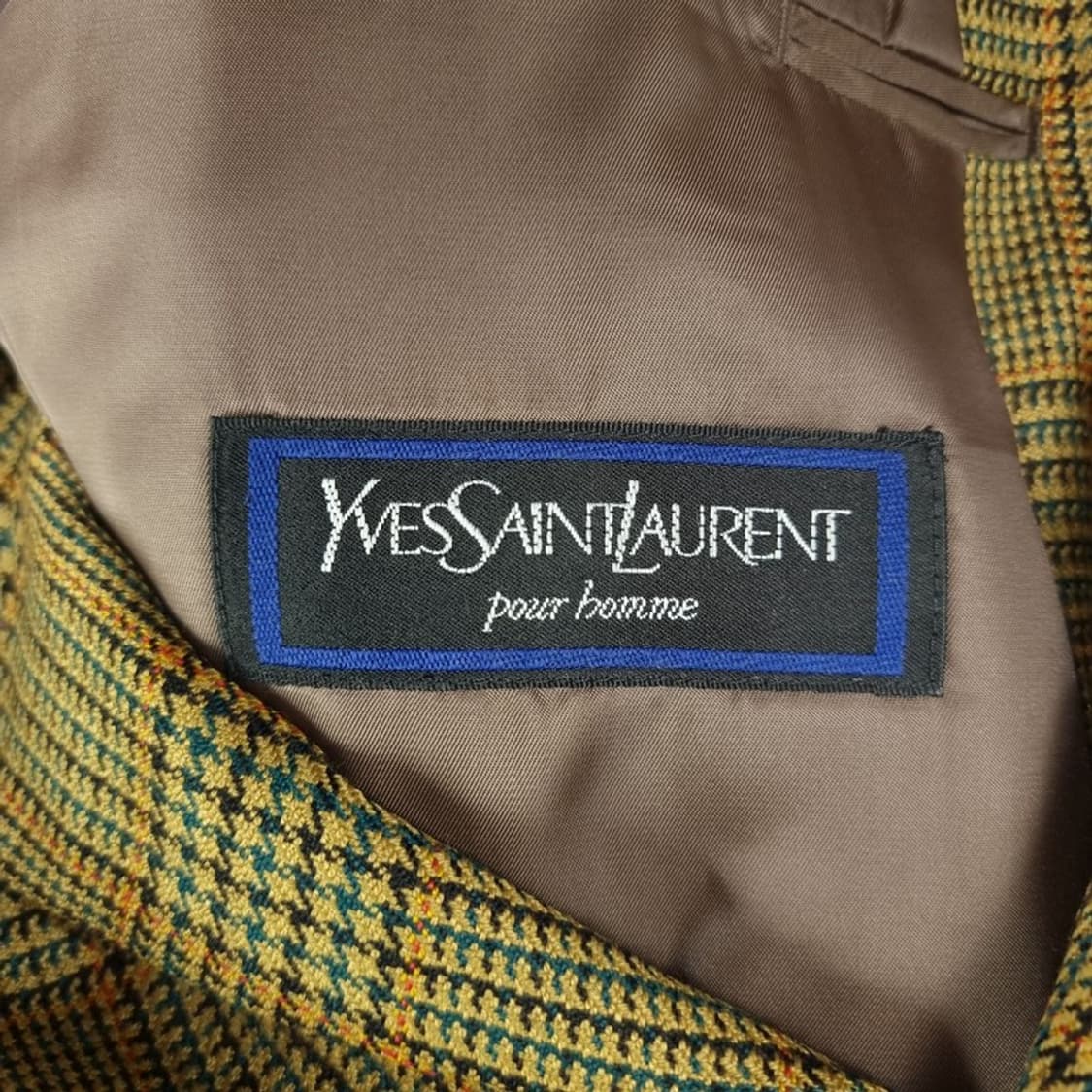 [입생로랑] 빈티지 체크 데디핏 블레이저 자켓 P01536 상품이미지7