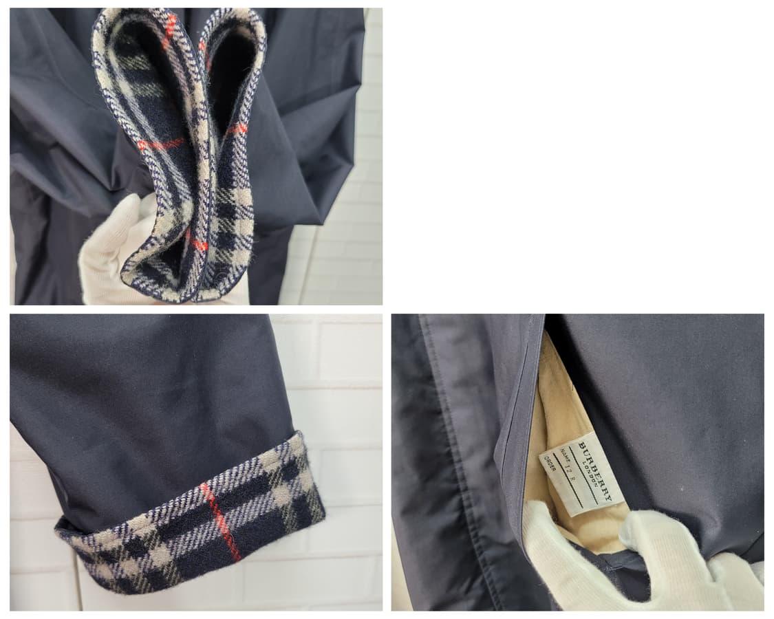 버버리 후드 트렌치코트 (안감 라나울 겨울 가을 봄 착용가능) 66 77 상품이미지7