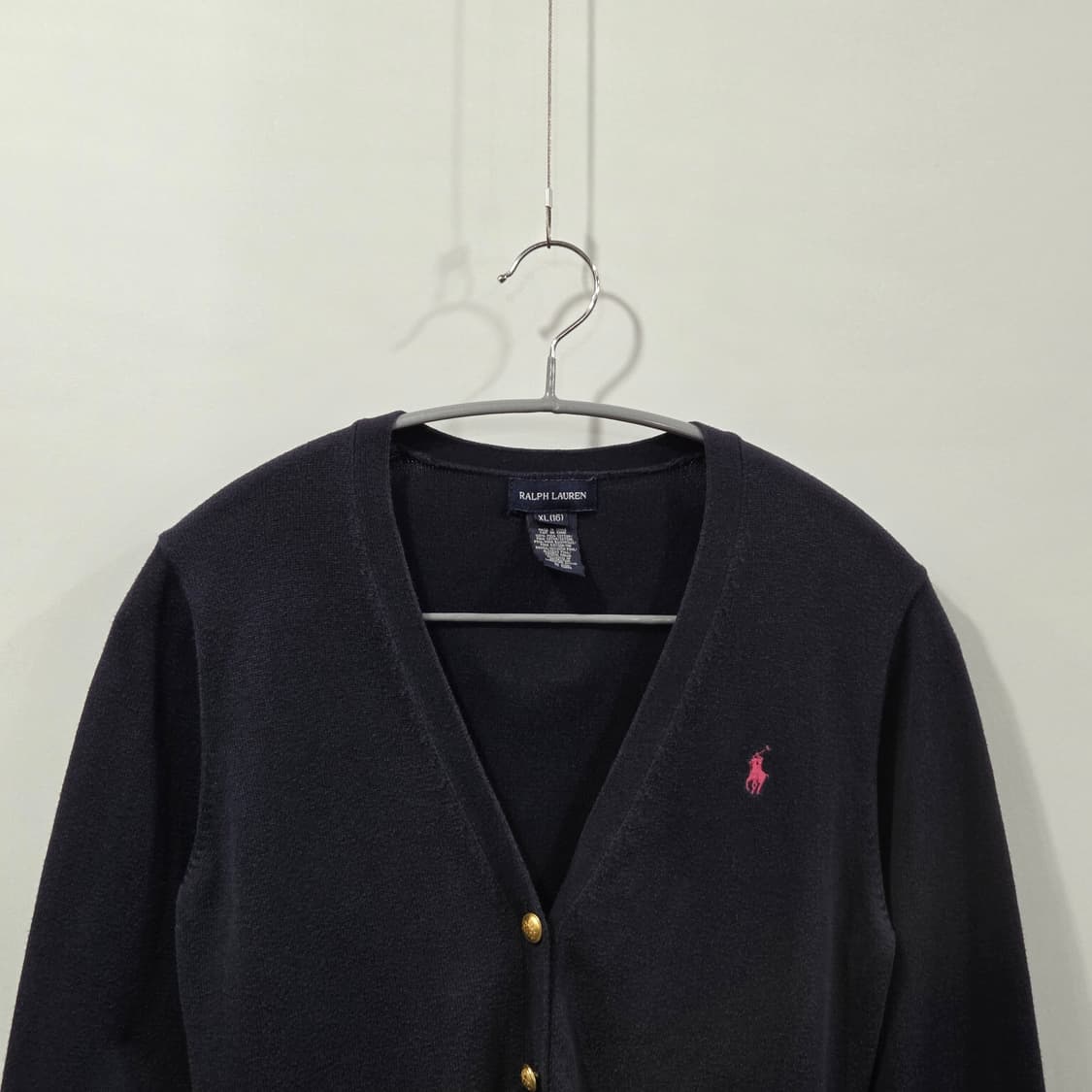 폴로랄프로렌 걸즈 금장 가디건 XL/16 상품이미지2