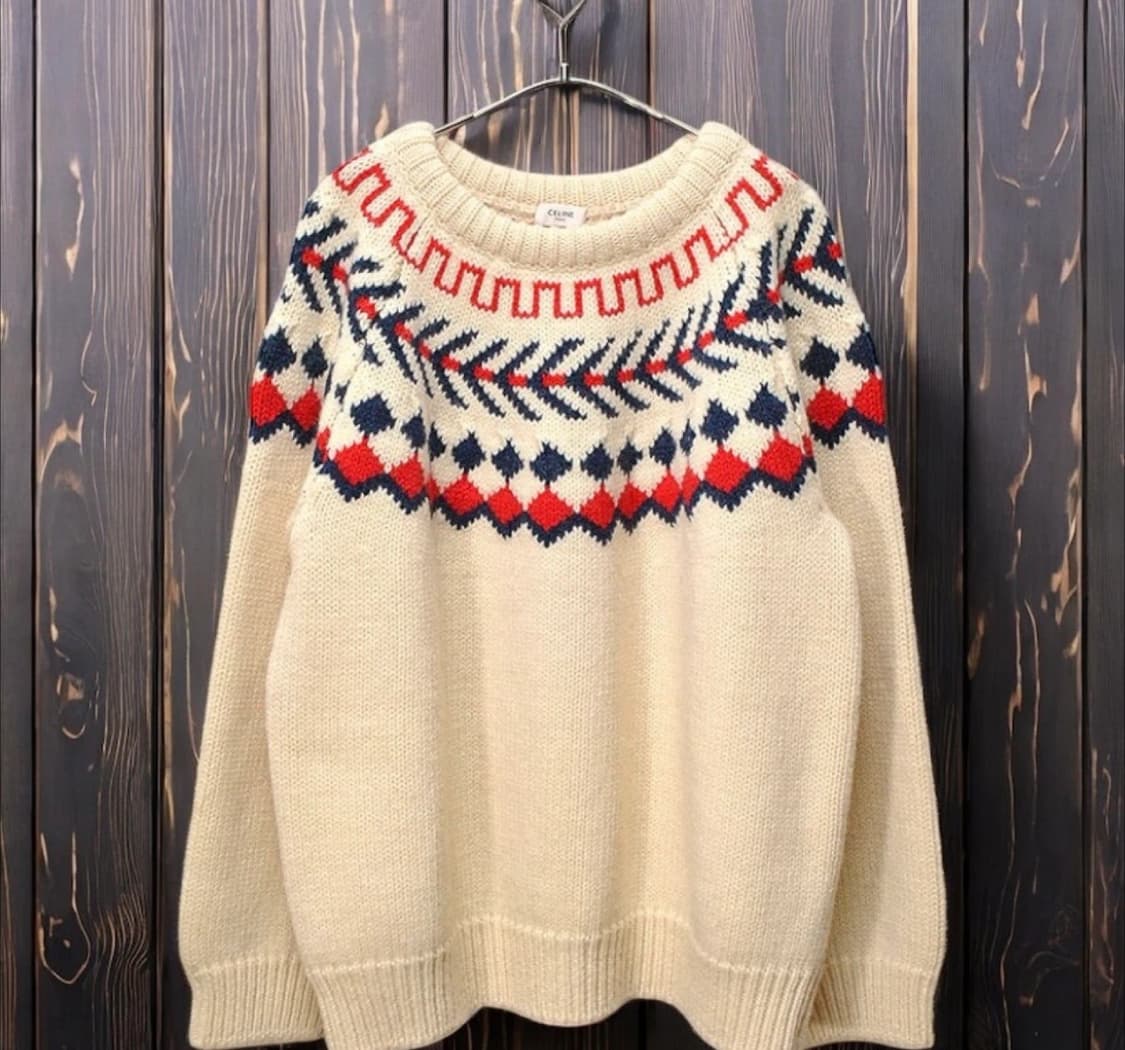 [BTS 착용] 셀린느 21fw 페어 아일 스웨터 판매합니다 상품이미지7