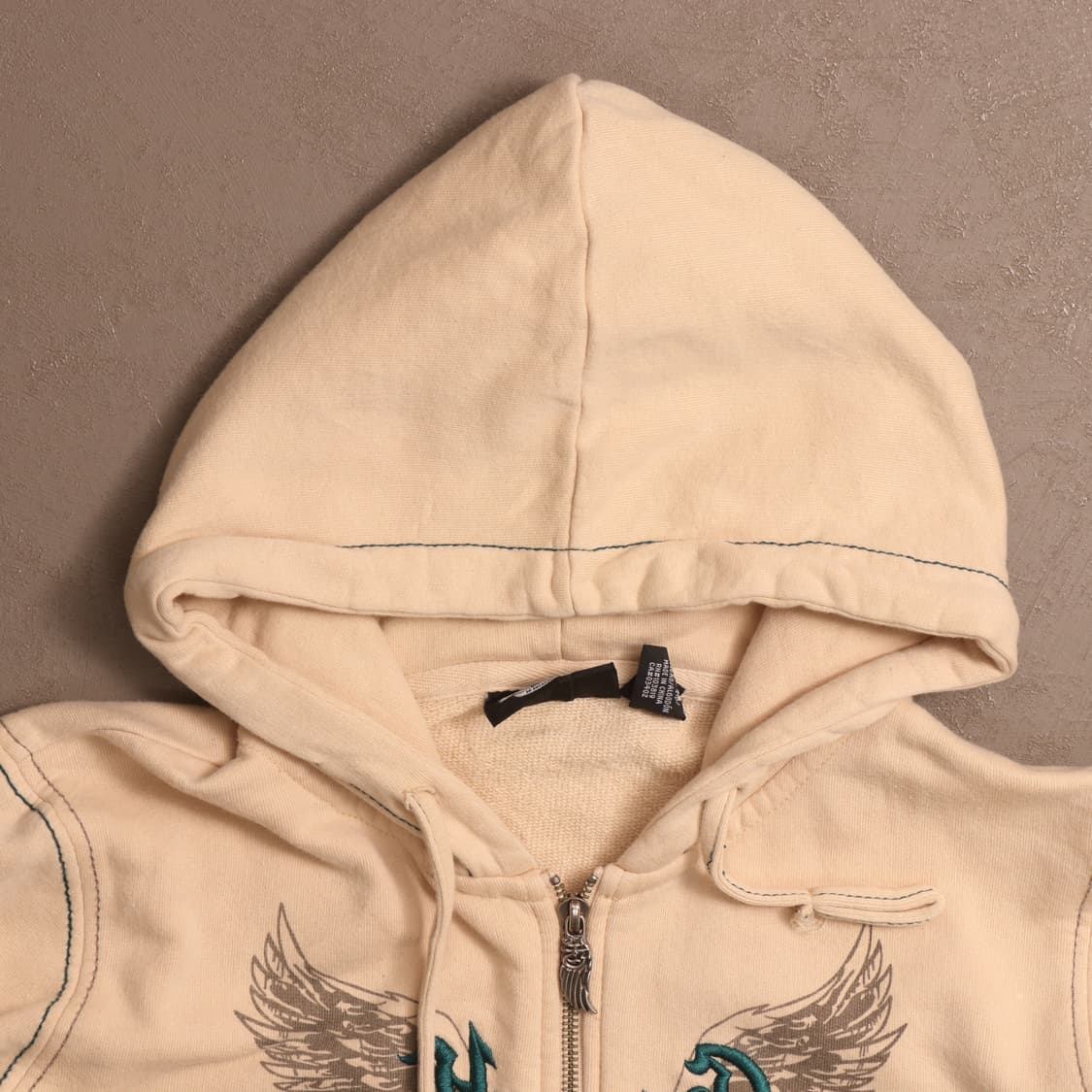 할리데이비슨 엔젤 로고 후드집업 Y2K A1393 상품이미지2