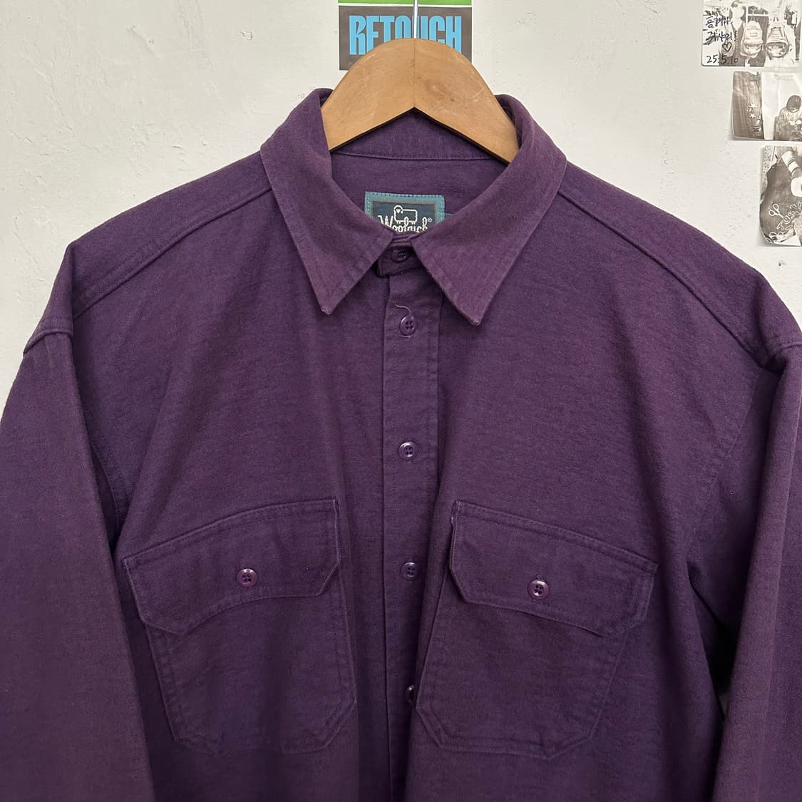 80’s 울리치 헤비울 플란넬 셔츠 상품이미지2