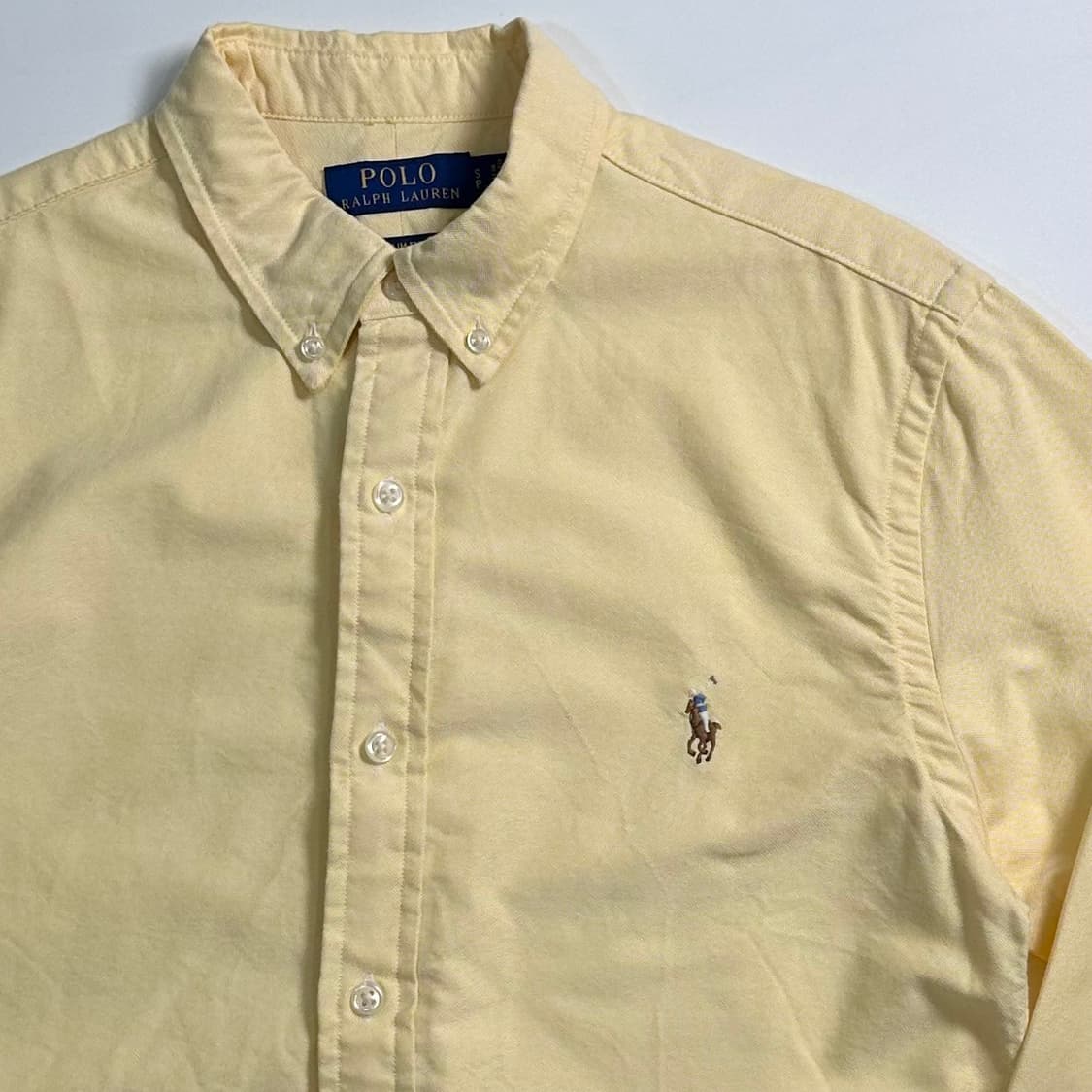 폴로 랄프로렌 옐로우 옥스포드 셔츠  상품이미지3