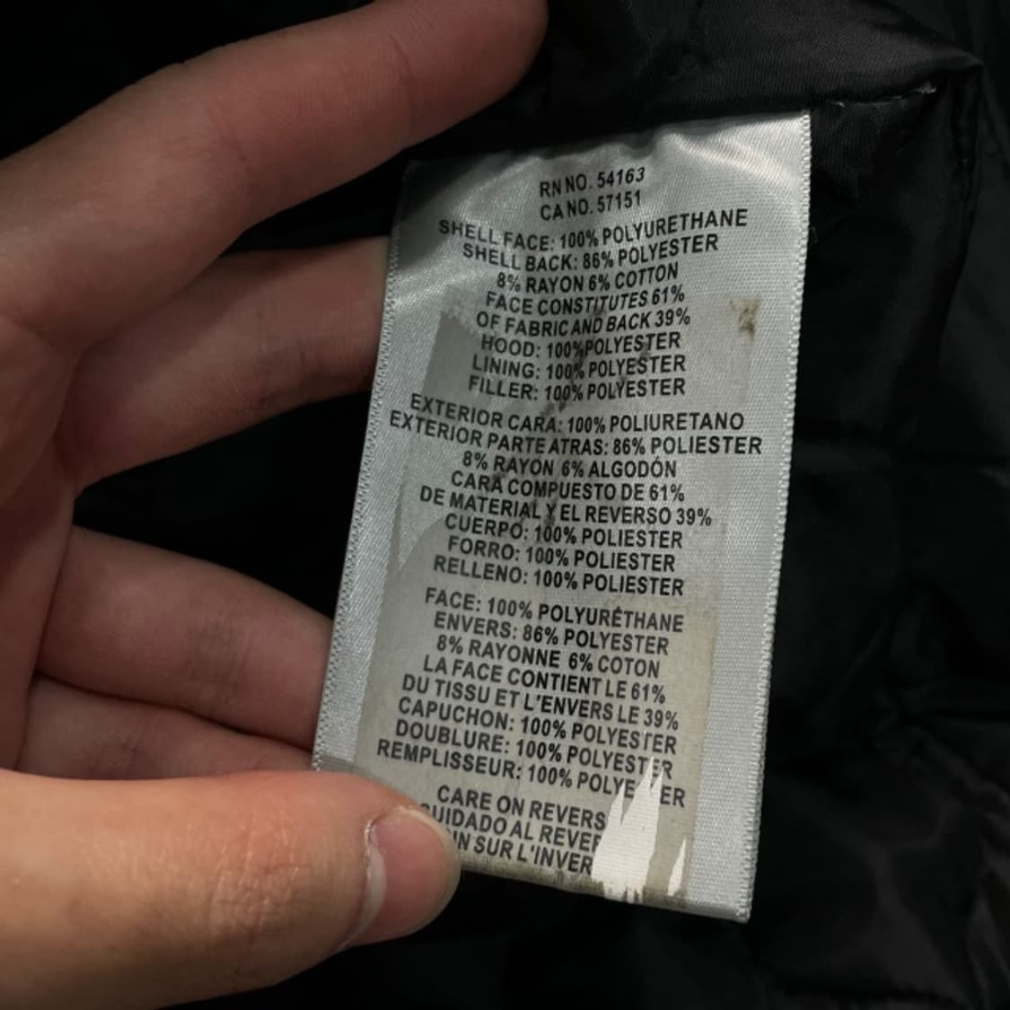 100 리바이스 유광 레더 후드 자켓  상품이미지5