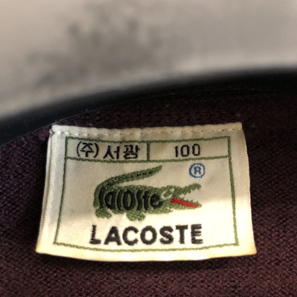 라코스테 울 100% 올드스쿨 니트카라티 여성 100 상품이미지5