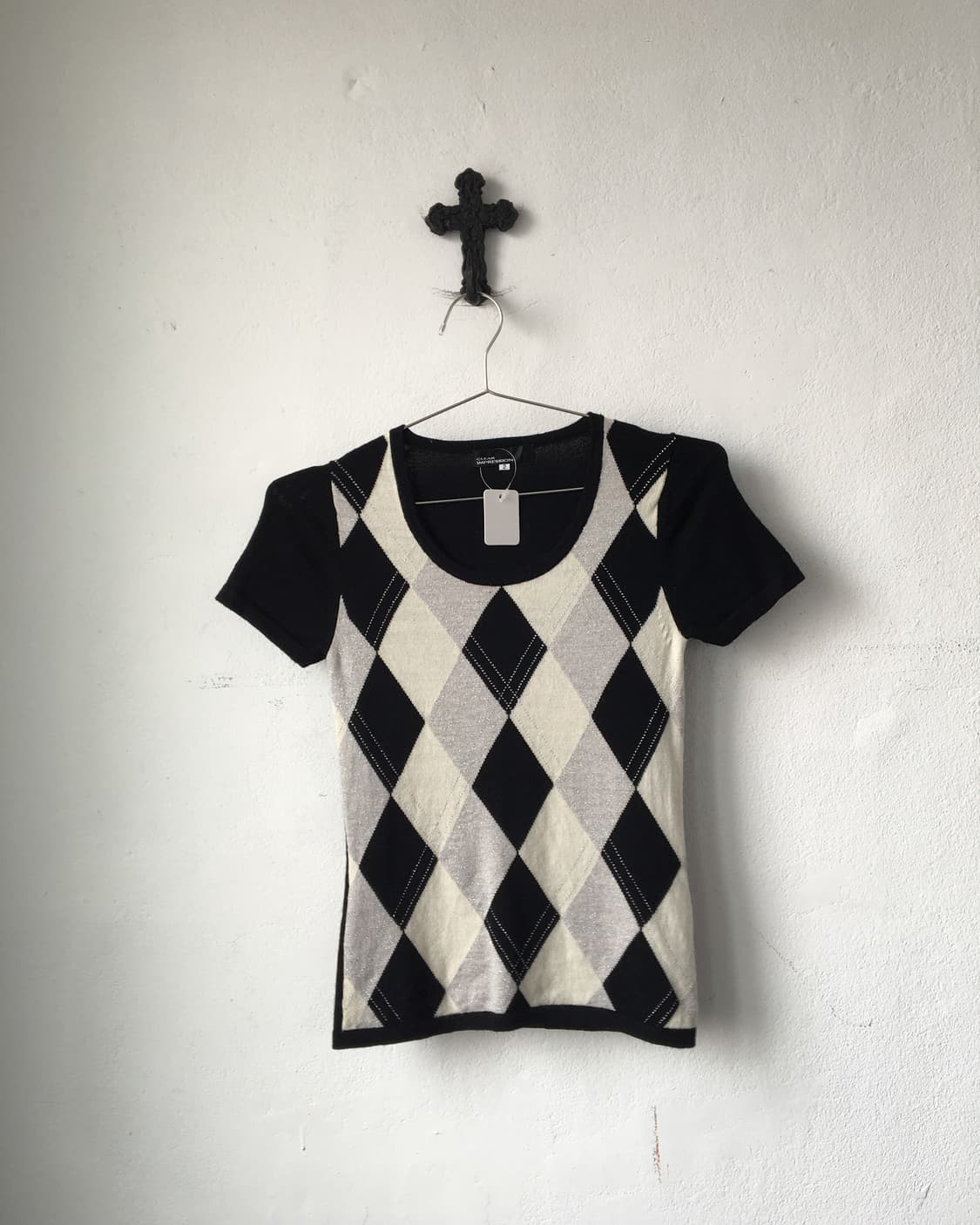 Argyle pattern knit 상품이미지2