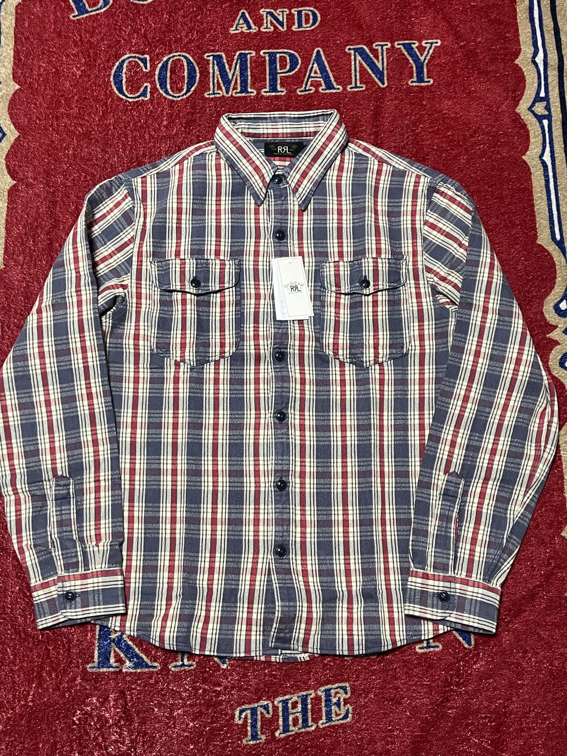 더블알엘 (RRL) 플래드 트윌 워크셔츠 상품이미지2